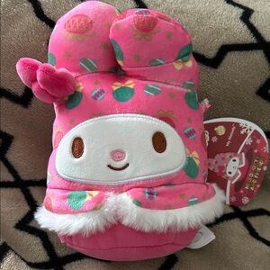 Squishmallows 5” My Melody 2025 Holiday plush toy NWT
